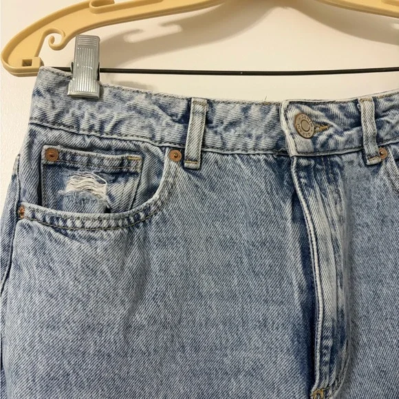 Garage Blue Distressed Women Jeans - Picture 2 of 4